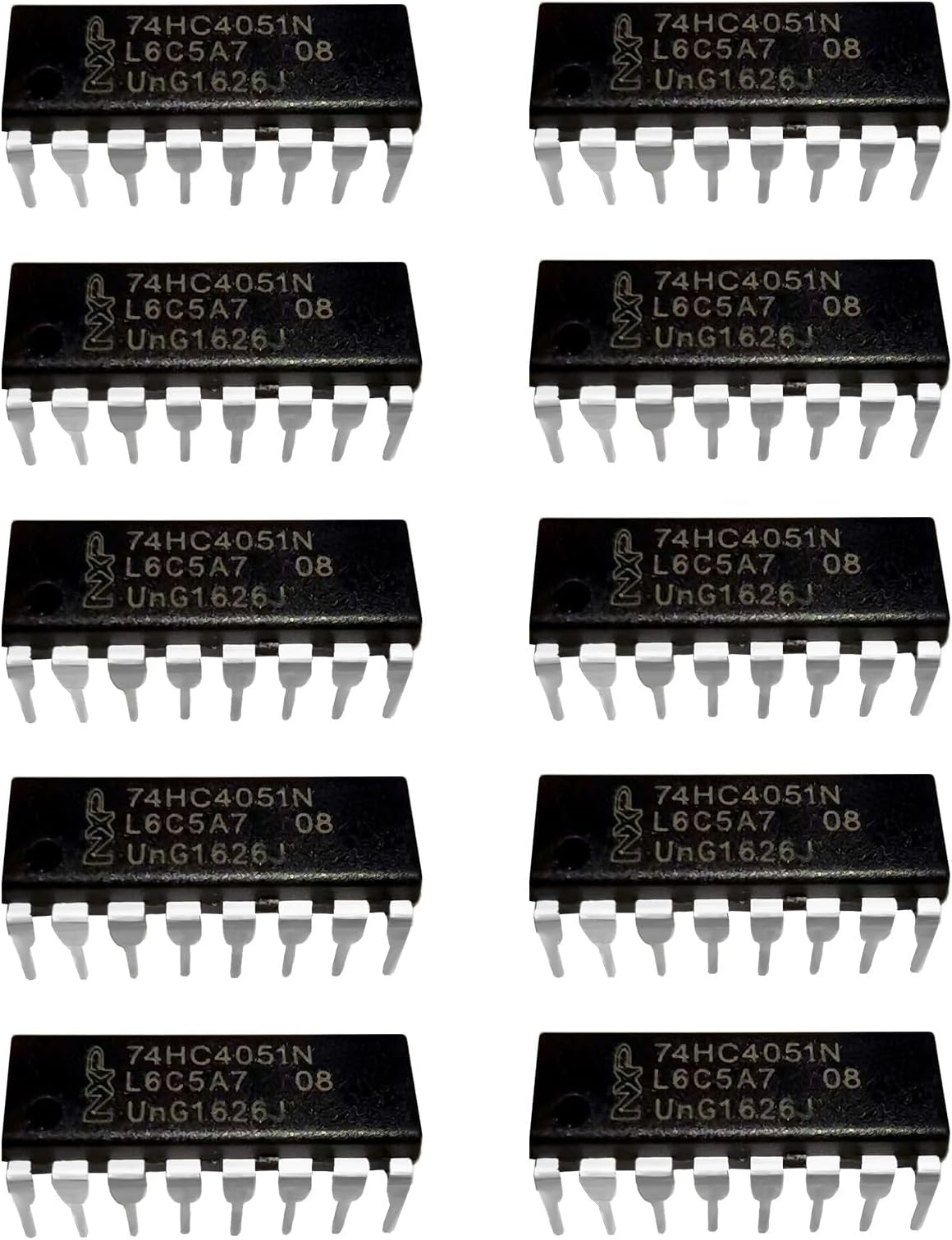 10PCS 74HC4051N CMOS High Speed 8-Channel MUX/DEMUX DIP-16 IC