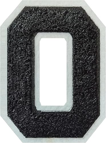 Miniatura 76 de 2 parches de letras de felpilla termo-adhesivas de 4.5 pulgadas, parches de letras universitarias con puntada de felpilla roja/blanca para ropa (H)