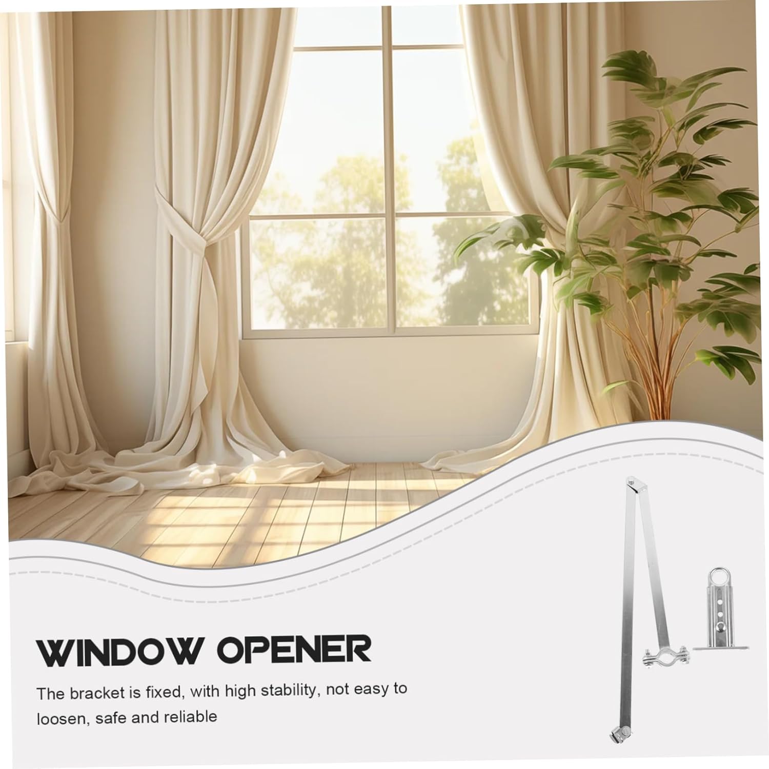 Balacoo 1set Hand Crank Window Opener for Manual Vent Mechanism Easy Installation for Home Office Use