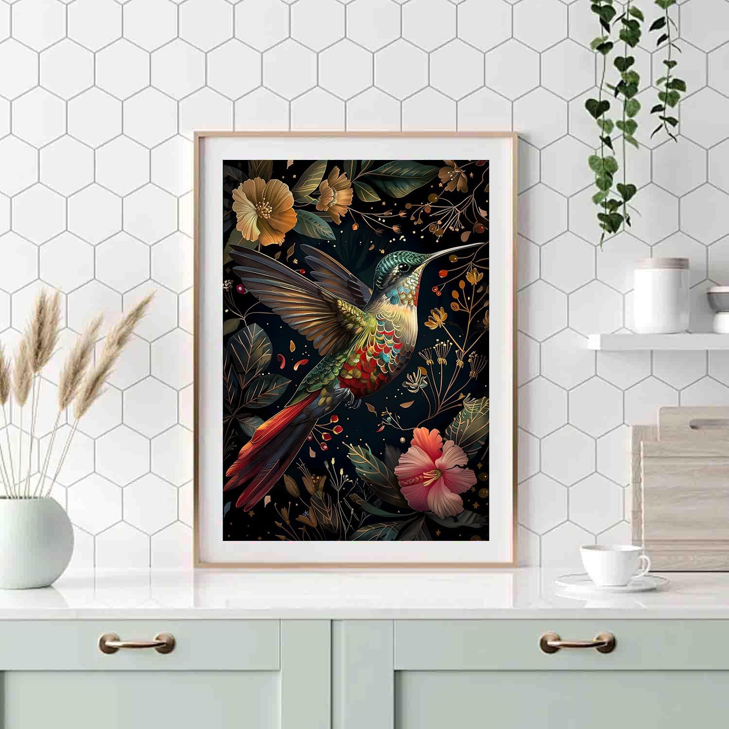 DYAIANGMU Hummingbird Diamond Art Kits for Adults 11.8x15.7in image 3
