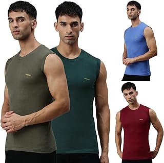 lux cozi Men's Cotton Modern Fit Vest (Pack of 4) (Color & Prints May Vary)-picture-44
