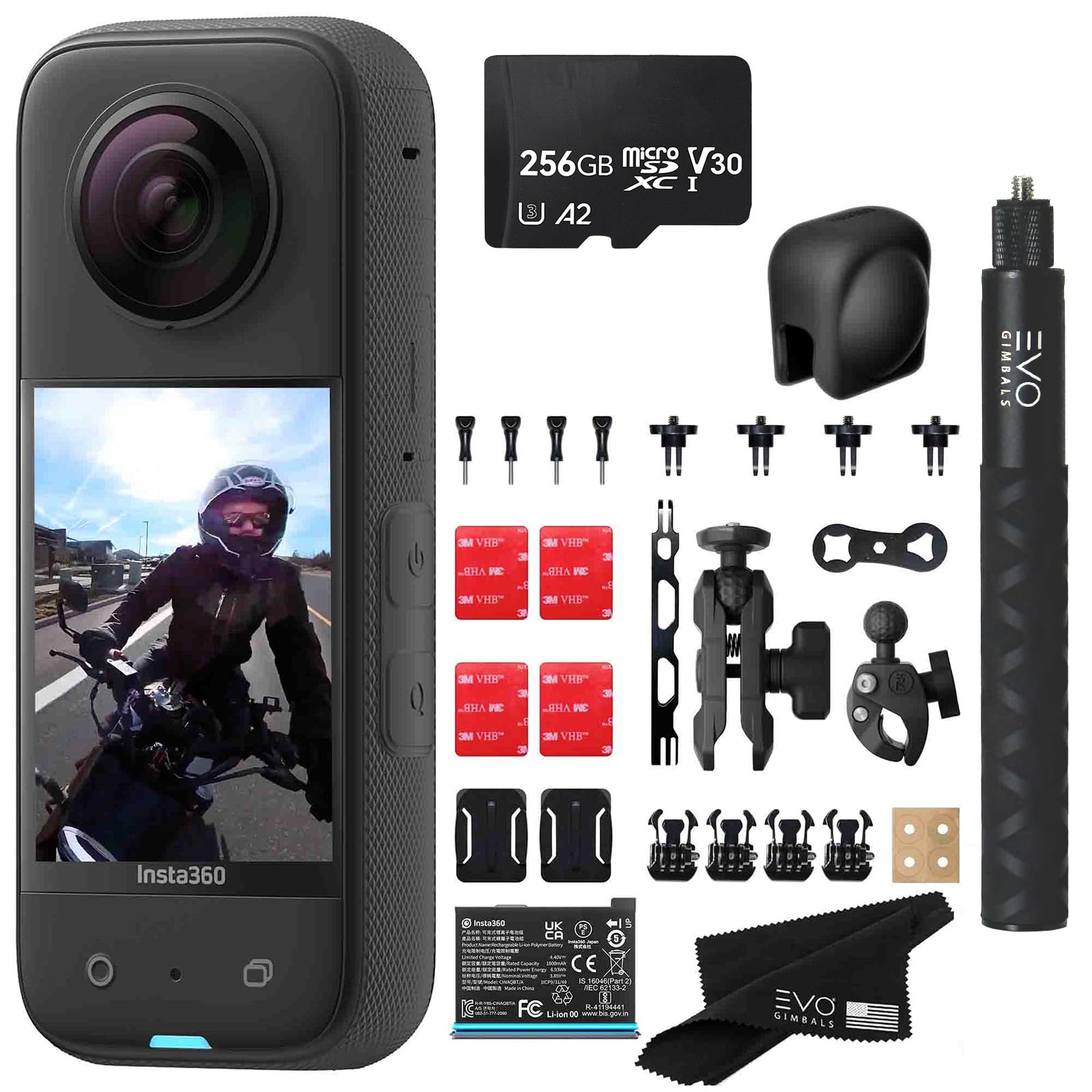 ビデオカメラ insta360 - Insta360 X3  BUNDLE SET Amazon.com : Insta360 X3 Motorcycle Bundle- Waterproof 360