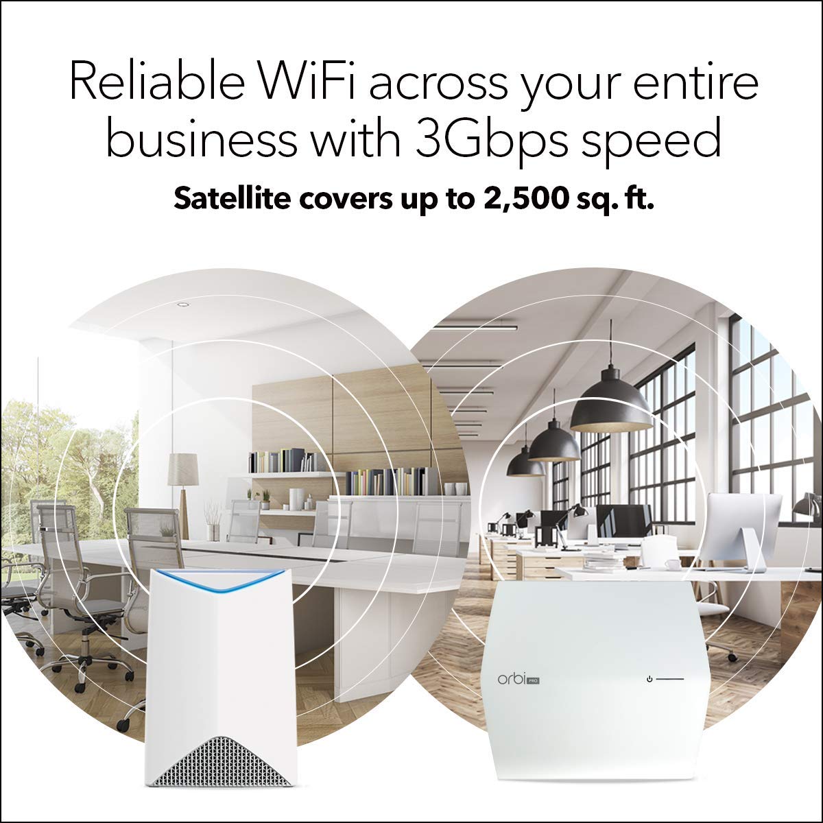NETGEAR Orbi Pro SRC60 IEEE 802.11ac 3 Gbit/s Wireless Range Extender, (Renewed)