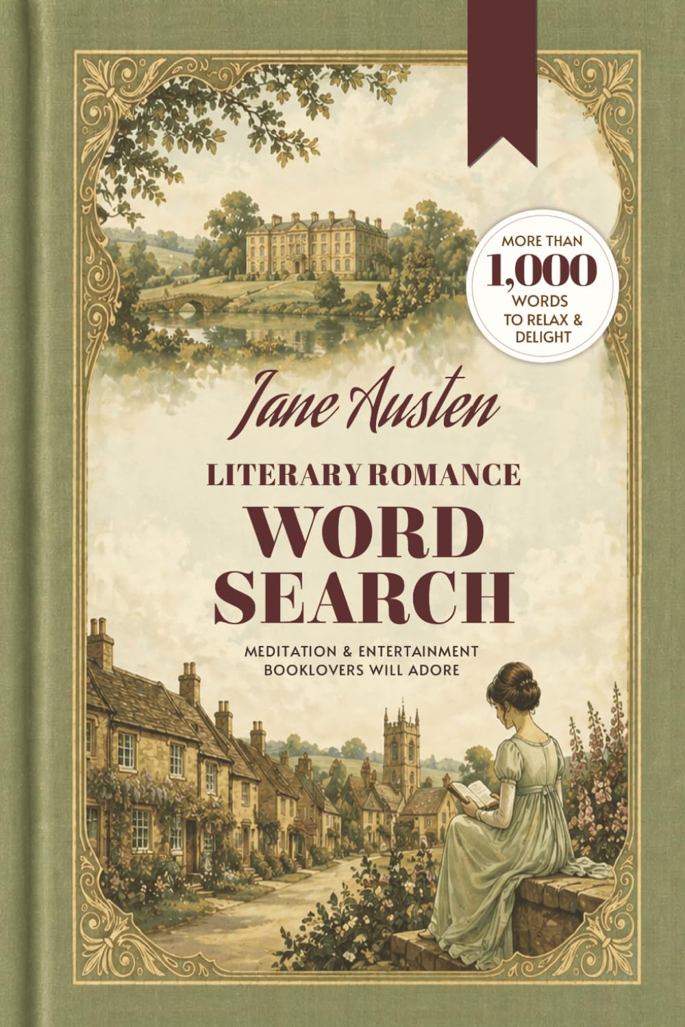 Jane Austen Literary Romance Word Search: Classic Literature Themed Puzzles for Booklovers Relaxation & Fun