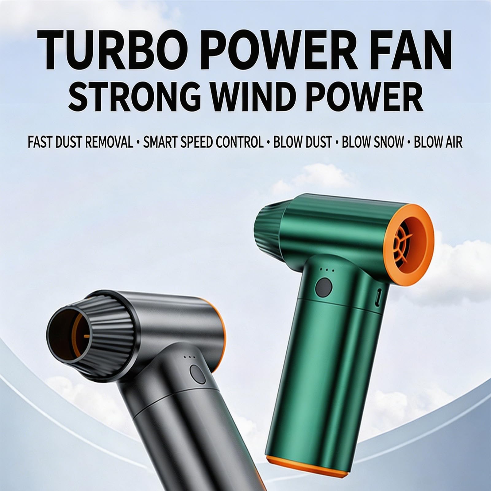 Aspirapolvere per auto 80000 giri/min Aspirapolvere portatile senza fili Potente Scution Air Dusters Cordless Ricaricabile Detergenti per auto
