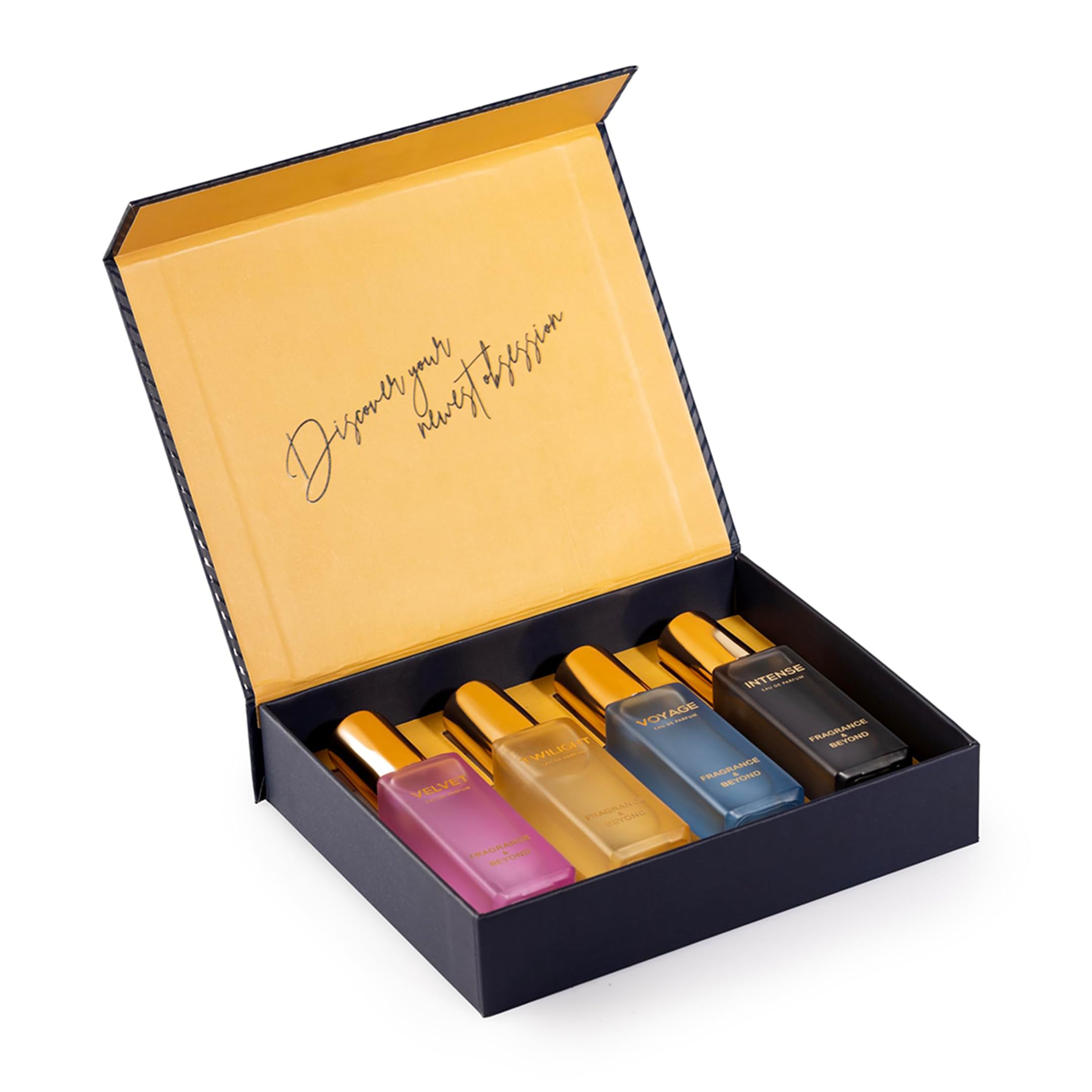 Gift perfume Set of 4 for Men and Women - 20ml Each | Velvet, Twilight, Voyage, Insense | Best Unisex Perfume set| Long Lasting Fragrance Perfume