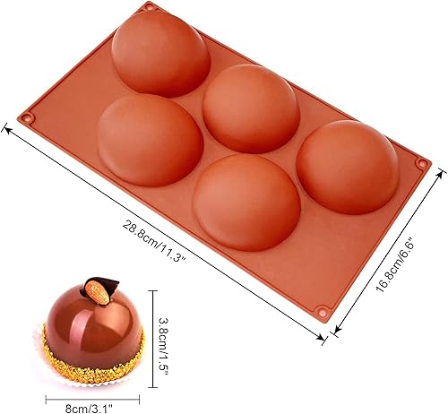 Miniatura 18 de Walfos Molde de silicona para letras y números de chocolate, molde antiadherente para chocolate, hecho de silicona de grado alimenticio, sin BPA, 2