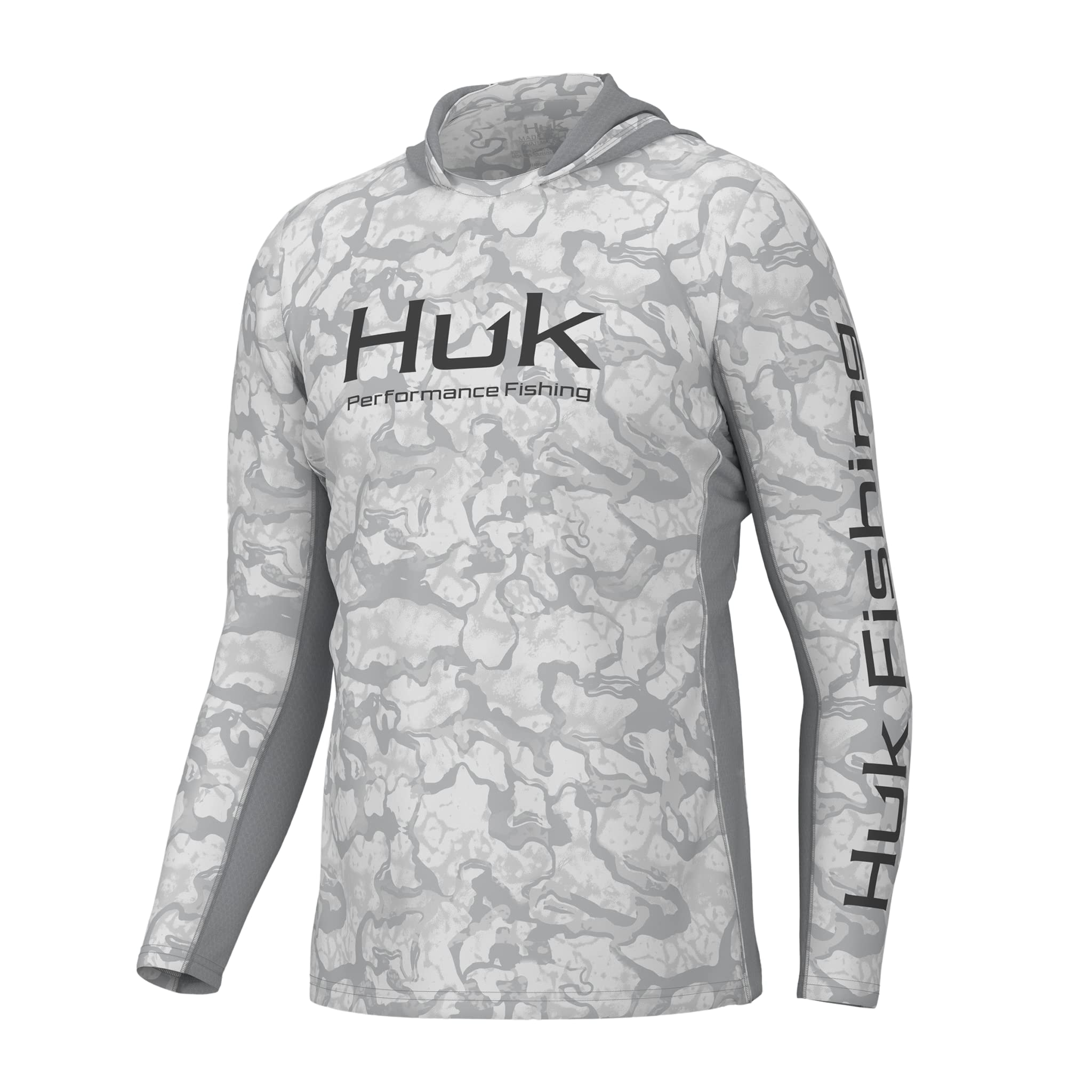 Hukmens Icon X Pattern Hoodie Fishing Shirt With Sun Protection