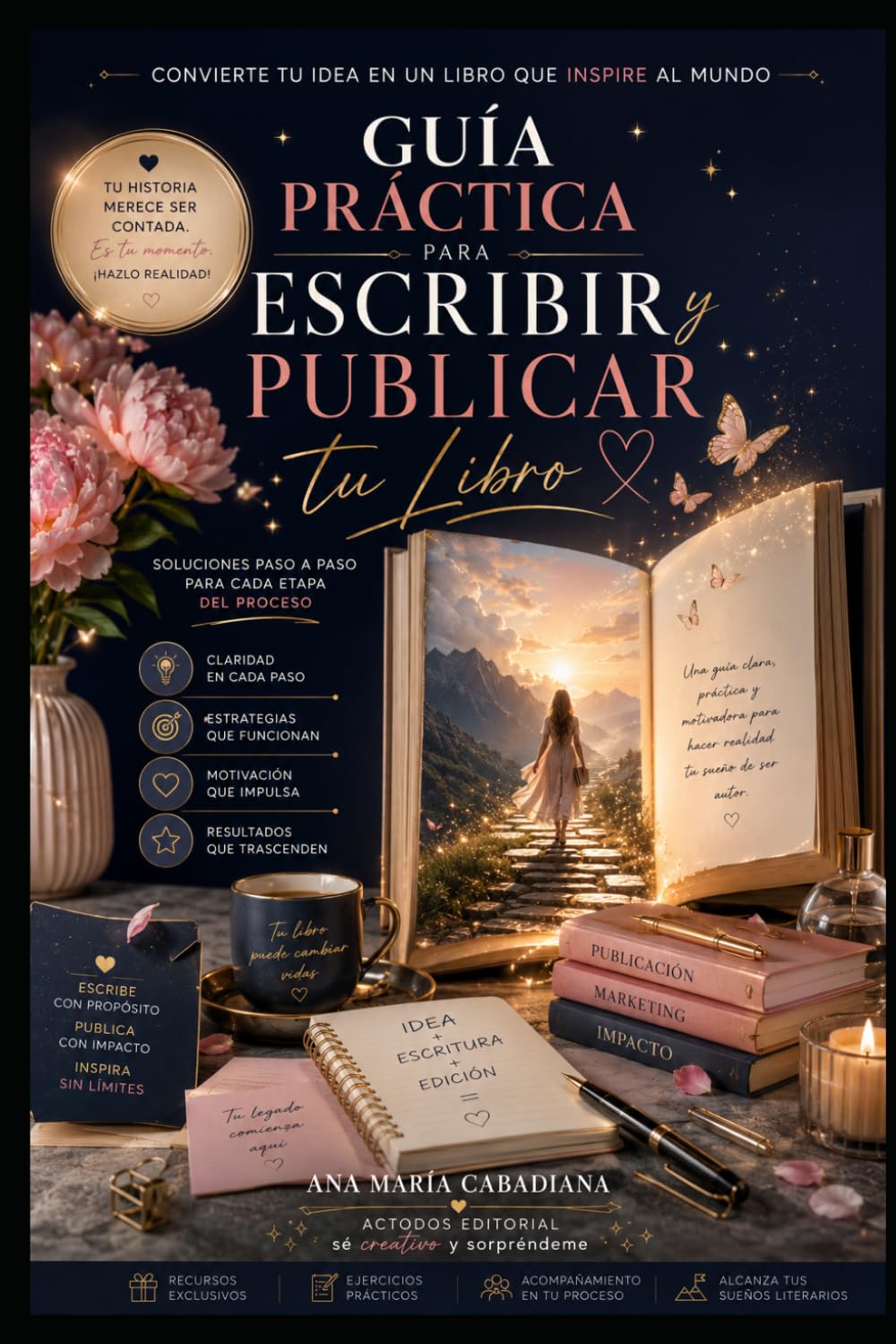 Guía Práctica para Escribir y Publicar tu Libro: Soluciones Paso a Paso para Cada Etapa del Proceso