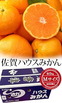 Amazon.co.jp: みかん 佐賀ハウスみかん 約5kg Mサイズ 約50個