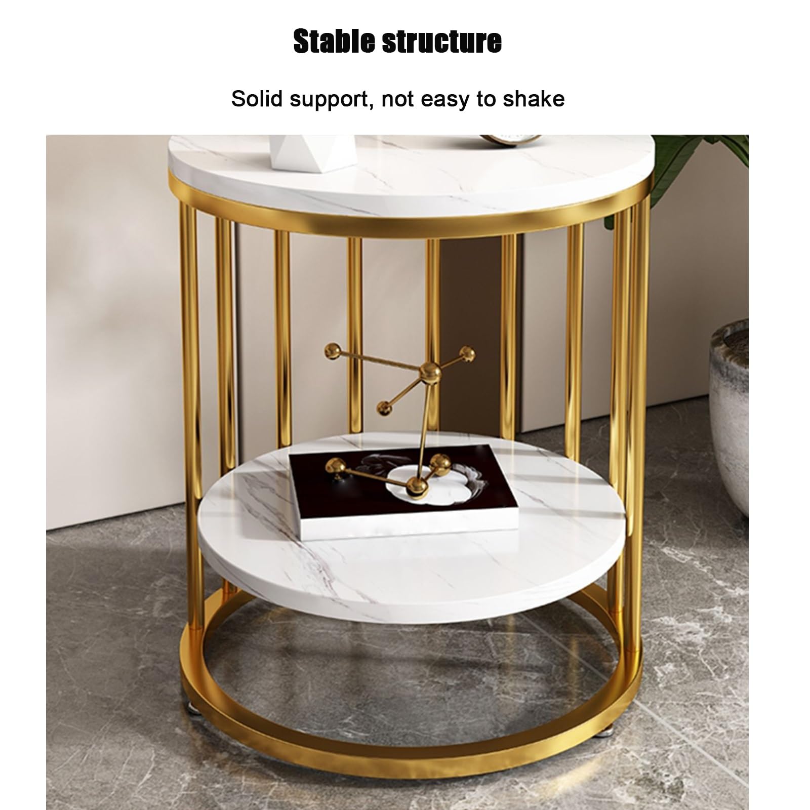 End Table，Living Room Sofa Side Table，Bedside table，Round Side