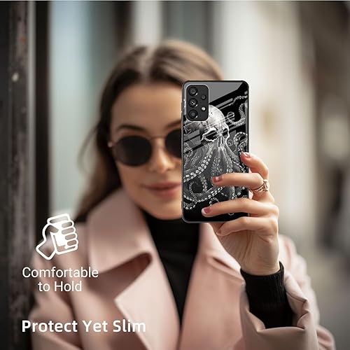 Miniatura 77 de Funda para Samsung Galaxy A13 5G, cuerpo completo resistente de vidrio templado alto+TPU suave parachoques funda protectora para Galaxy A13 5G