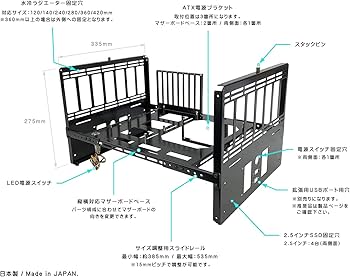 長尾製作所 3wayオープンフレーム スタック式 長尾製作所から「3wayオープンフレーム スタック式」が発売 | 自作と