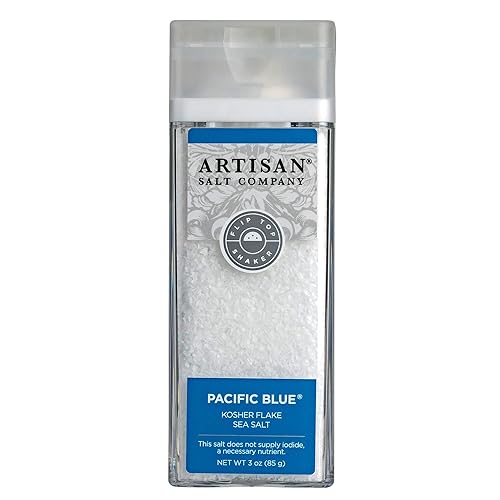 Miniatura 1 de SaltWorks Artisan Salt Company Pacific Blue Kosher Flake, sal marina, 3 onzas