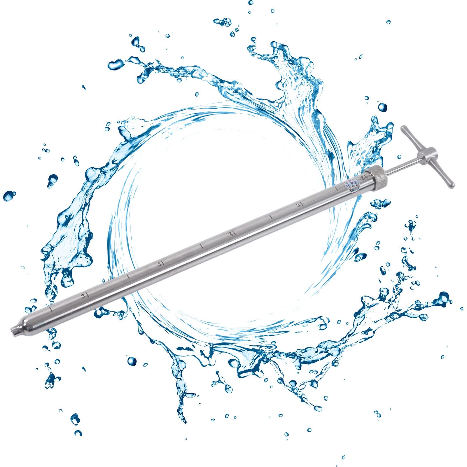 TANIQIACA 304 Stainless Steel Liquid Sampler with Clear Measurement Scale - Reliable Tool for Medicine and Food Sampling