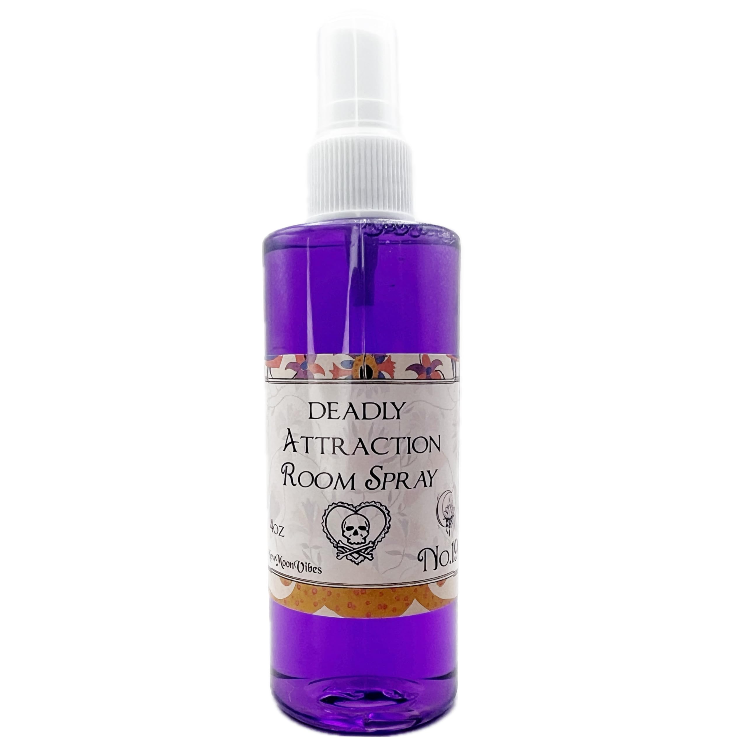 Deadly Attraction Room Spray - Love Passion Twin Flame Desire Attract Power Seduction Lover Sex Romance Ritual Spells - Handmade with Essential Oils & Herbs- Wicca Pagan Hoodoo Magick Manifestation