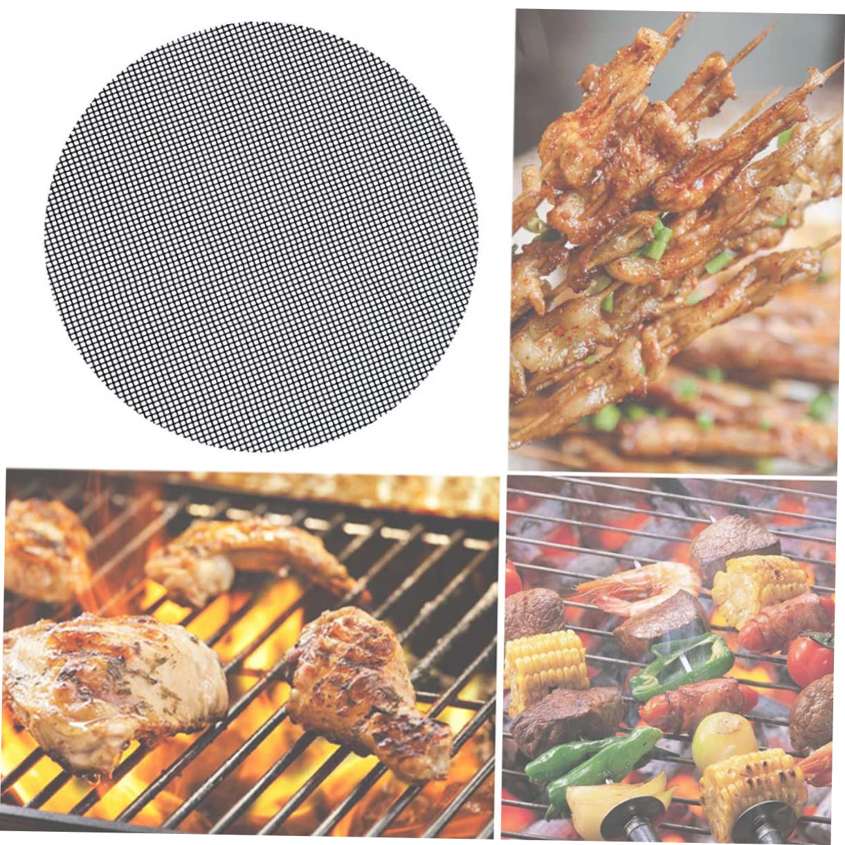 Ciieeo 6piezas Alfombrillas Para Antideslizantes Color Aleatorio Mat Non Stick Para Cocinar y Hornear Casa