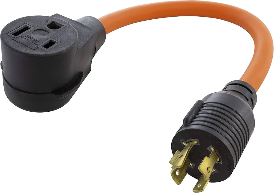 AC WORKS Welder Adapter (L14-20P 20Amp 4Prong to 6-50 Welder