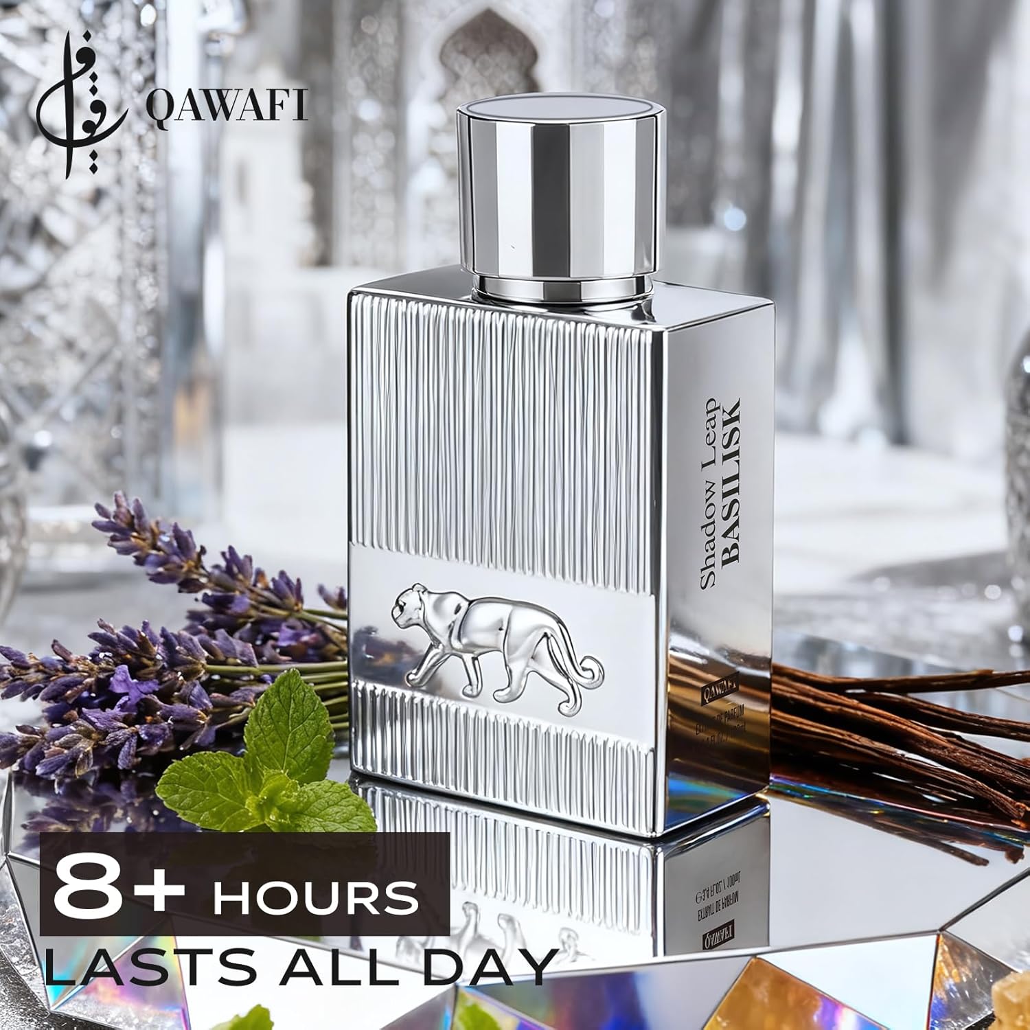 Shadow Leap-Basilisk, Long-Lasting Perfume For Men, Vanilla, Sweet, Fresh, Clean Ingredients, Fragrance - Spray 100 ml | 3.4 fl. Oz - Image 4