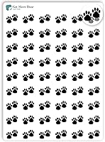 Vista 5 de Paw - Calcomanías para planificador de mascotas, 54 láminas doradas (1/2 pulgadas), recordatorio de medicamentos para el cuidado de perros y gatos