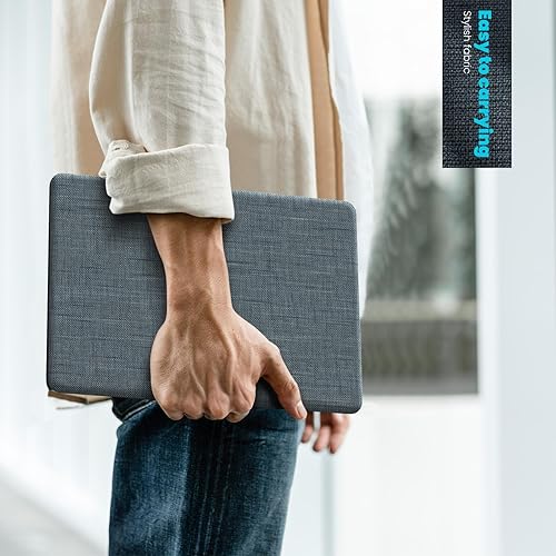 Miniatura 78 de DTangLsm Funda rígida resistente para M4 MacBook Air de 15 pulgadas 2025 2024 2023 M4 M3 M2 A3241 A3114 A2941, resistente carcasa rígida resistente