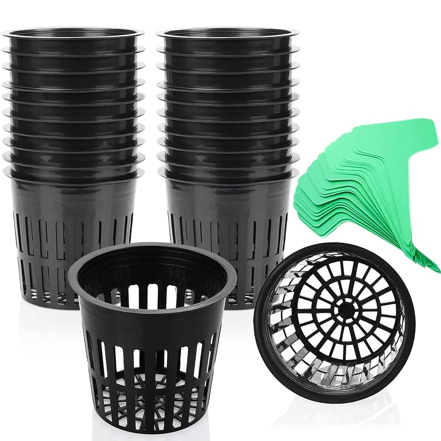 HYPLANTS♪ 種子セット Amazon.co.jp: 4インチ 水耕栽培用ネットポット 20個パック 植物