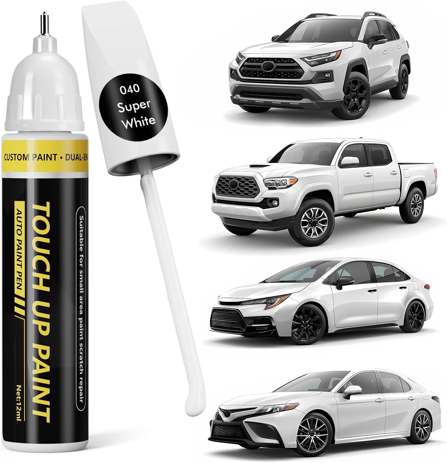 ((040 Super White Touch Up Paint for Toyota