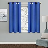 Vista 71 de MYSKY HOME - Cortinas opacas amarillas para sala de estar y dormitorio, cortinas de 84 pulgadas de largo, con ojales, cortinas de oscurecimiento