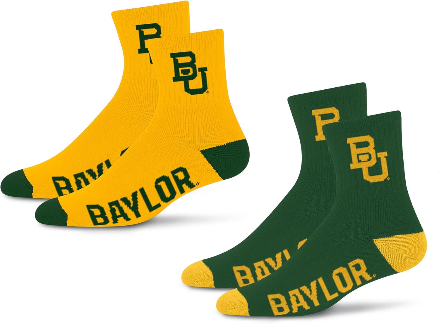 For Bare Feet NCAA unisex-adult Quarter Sock