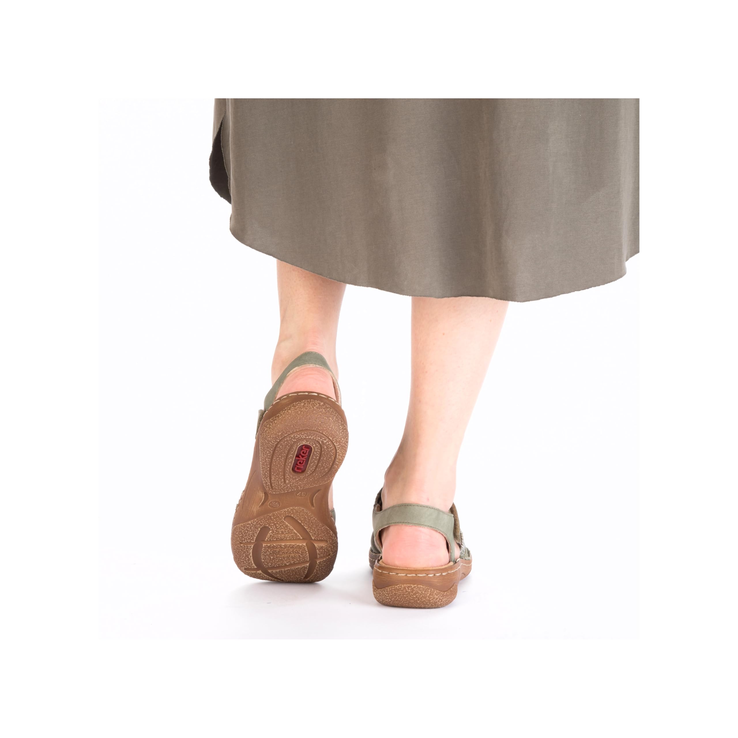 Rieker V2862 Sandales Bride cheville Femme