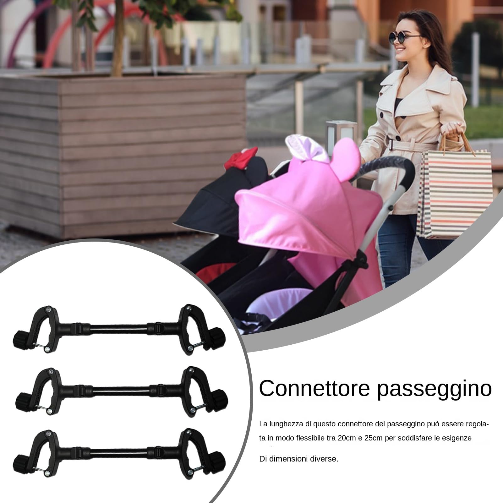 Connettore del sedile del passeggino, connettore del sedile del passeggino | Componente di connessione versatile como