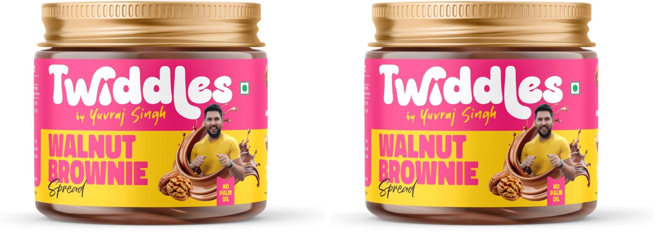 Twiddles Walnut Brownie Chocolate Spread, 250g (Crunchy) - Made with 50% California Walnuts + Almonds & Seeds |14g Protein | Rich Omega-3 | 70% Less Sugar | No Palm Oil | No Preservatives | Stronger Bones | Brain Booster | India's 1st Walnut Spread-picture-10