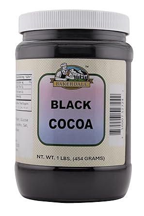 Bakerdale Black Cocoa Powder 1 lbs. reclosable container