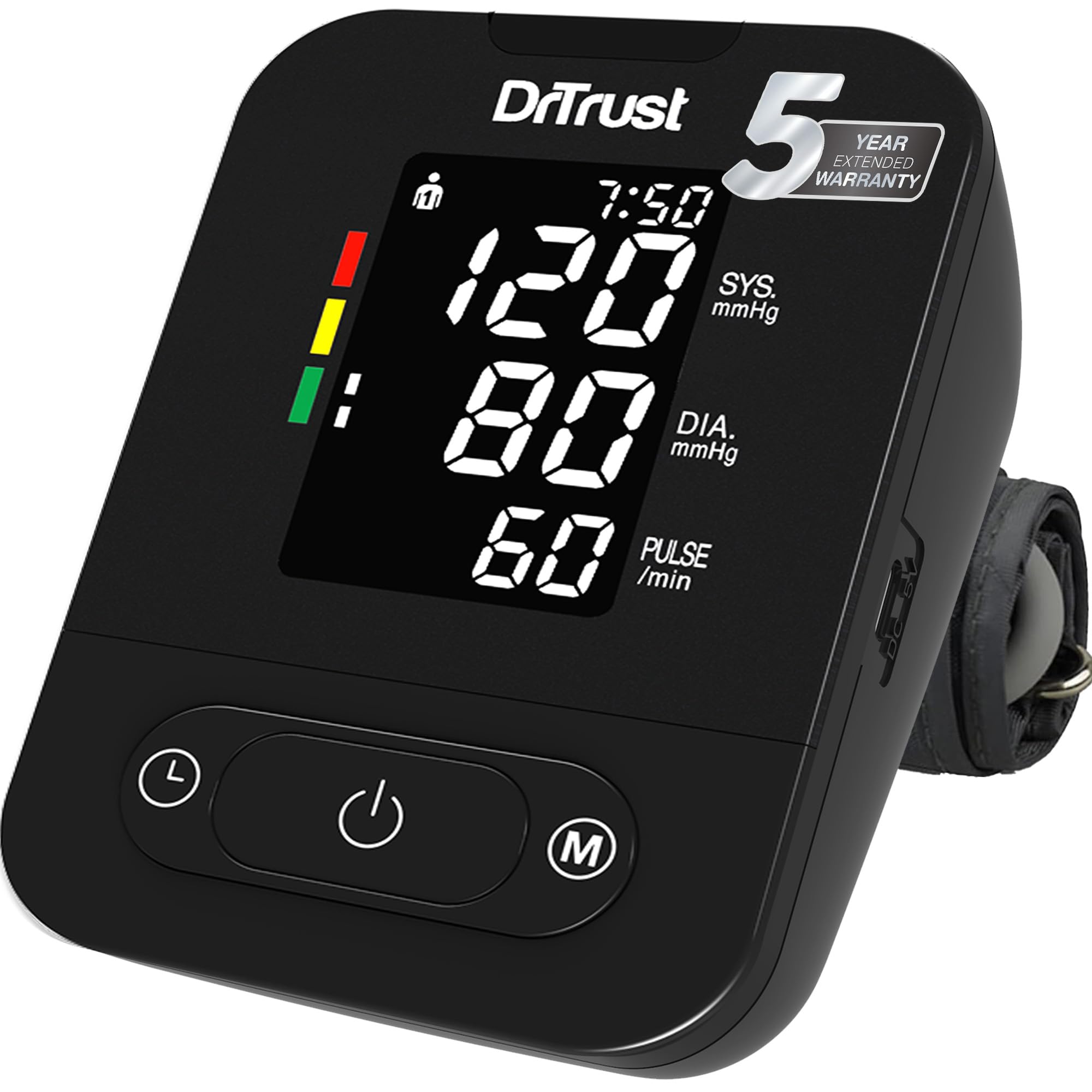 Dr Trust Smart Automatic Digital Blood Pressure Monitor BP Machine 101 (Black)-picture-13