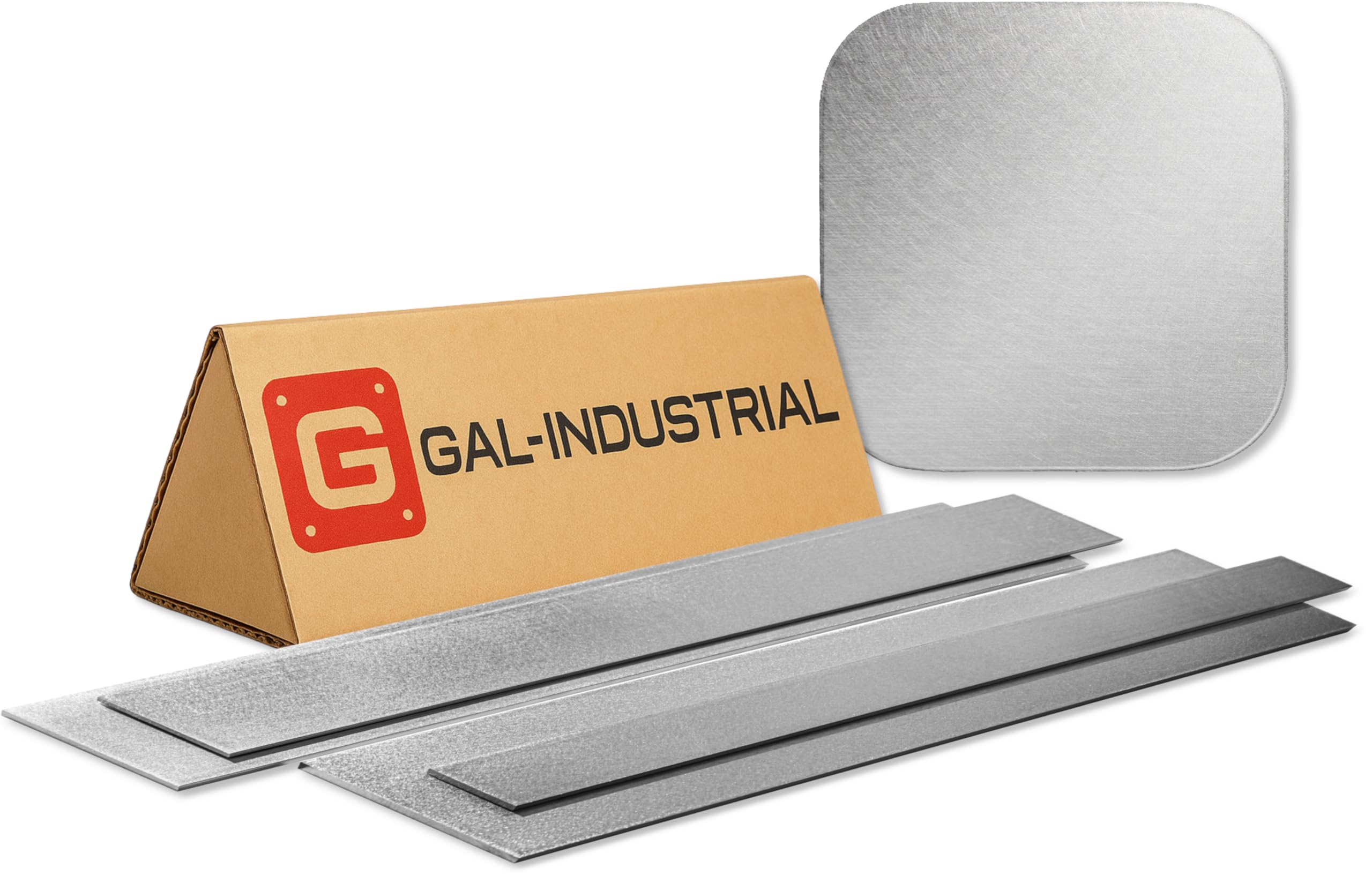 GAL-INDUSTRIAL Barra Plana de Aluminio Satinado 100x4 mm - Longitud 200 cm - Perfil de Aluminio EN AW-6060 (PA38) – Resistente a la Corrosión – Ideal para Interiores, Muebles y DIY