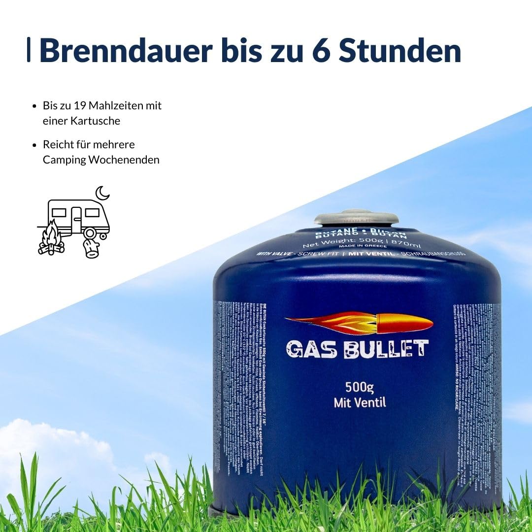 Gaskartusche 500g passend für Gaskocher und Geräte mit Schraubventilanschluss | Gaskartusche EN417 | Ventilkartusche für Camping (4)