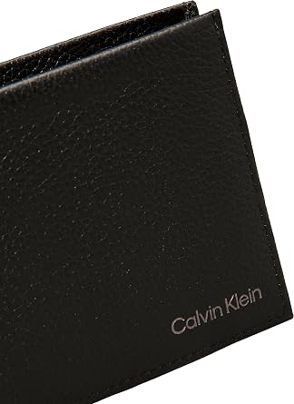 Calvin Klein Erkek Sıcak İki Katlı 5cc W/Bozuk Para L Üç Katlı Cüzdan