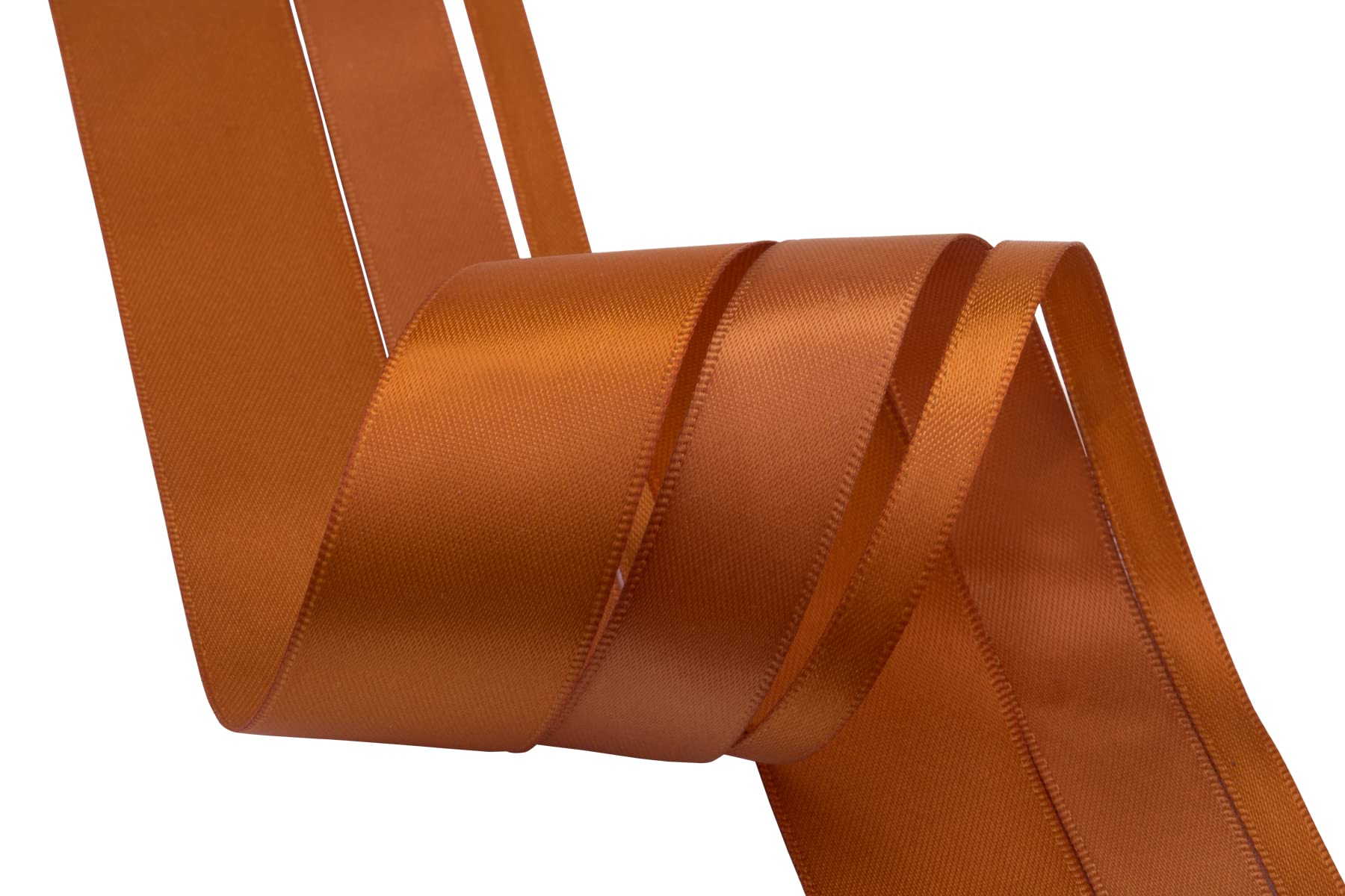 Zofrud 3 Rolls of Coper Double Faced Satin Ribbon, 27 Meters Total (6mm, 16mm, and 25mm x 9M), Ideal for Crafts Gift Wrapping - Image 3