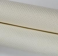 Vista 118 de KCS 2 piezas de tela de costura de algodón Aida de punto de cruz de 15 x 18 pulgadas (blanco antiguo, 14 unidades)