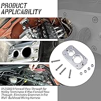 Vista 2 de 01232023 para Holley Terminator X Max Firewall Pass Through- Elimina Gromet en la pared del fuego - Arnés de cableado de mamparo