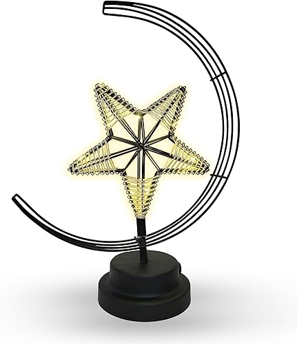 Luz LED de luna  Lámpara de mesa  Lámpara de estrella decorativa  Lámpara de bola decorativa  Decoración de oficina y hogar  Noche de luz de