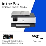 HP Office Jet Pro 8135 Wireless All-in-One Color Printer, Print, Scan, Copy, ADF, Duplex Printing, Ideal for Home Office, 3 Month Instant Ink Trial Included, AI Enabled (C2VK1A)