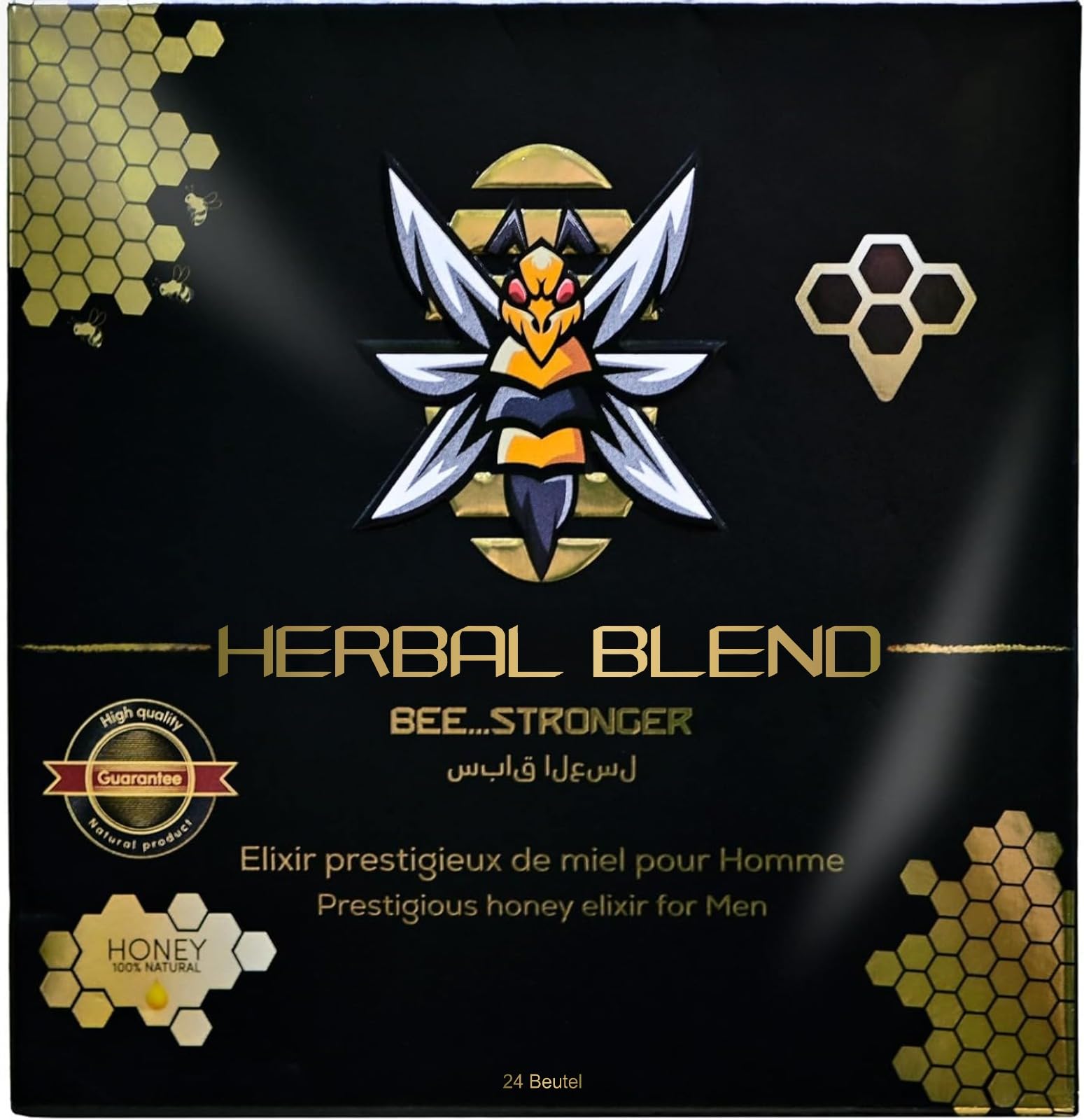Wonder Natural Agent for Men Strong and High Dose with Ginseng and Gingko Biloba-Ginseng Herbal Gel 12x2 24 Honey Afrodisiac Man – Booster