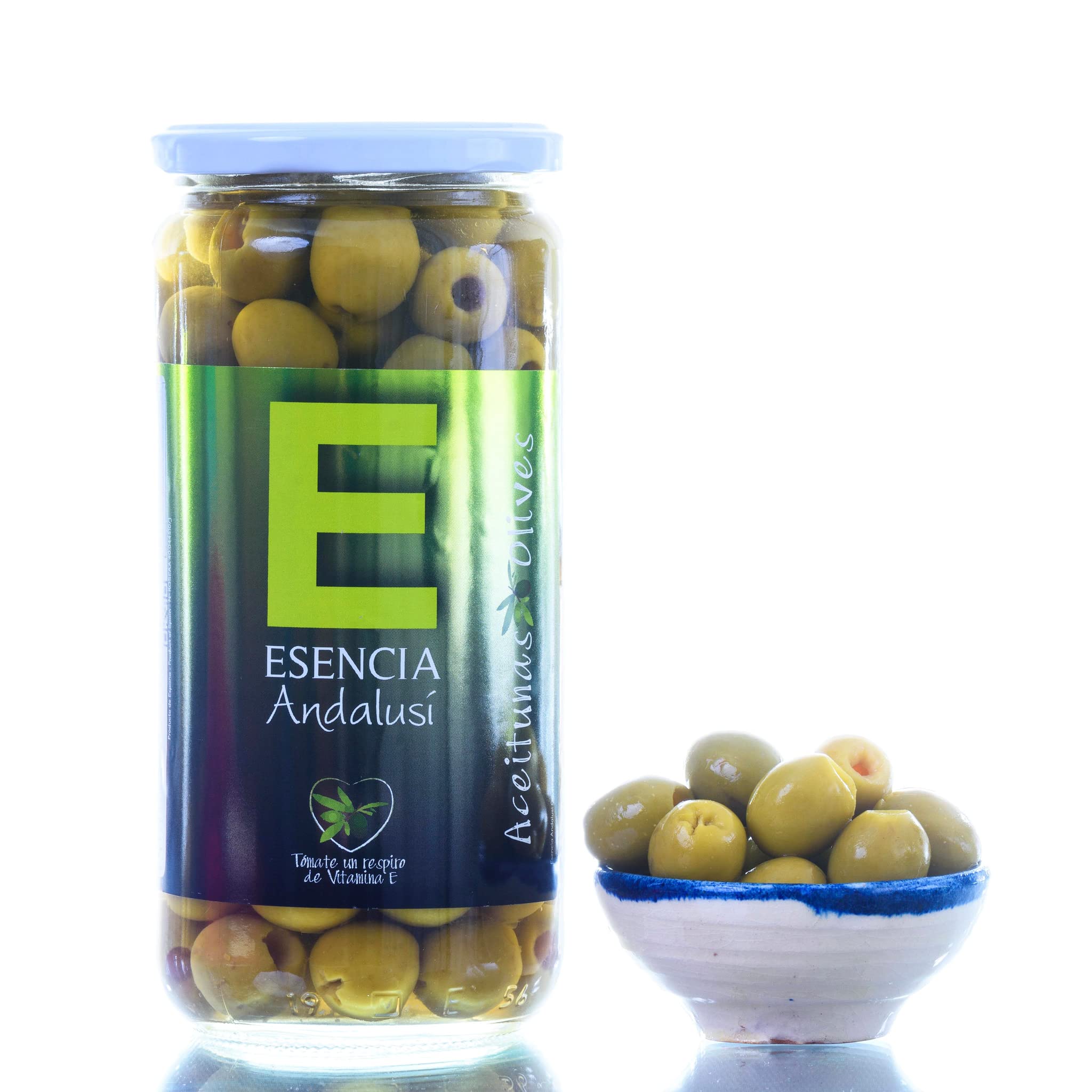 Aceituna verde Manzanilla Extra sin hueso Esencia Andalusí sabor Anchoa. Categoria Gourmet 700 grs — view 6