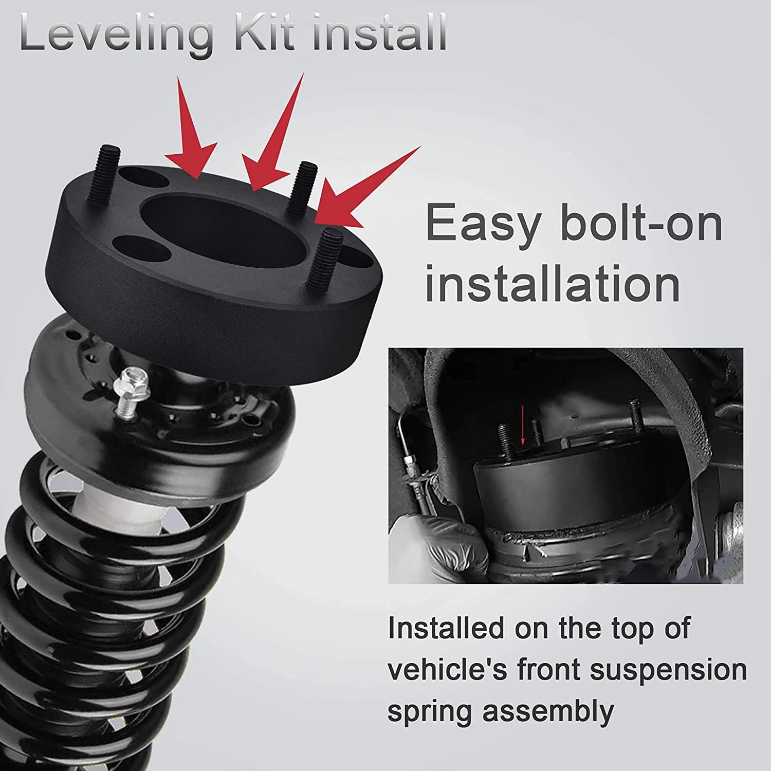 80% Off Discount BDFHYK 3'' Front Leveling Lift Kit Compatible with 2007-2021 Silverado/ Chevy Avalanche/ GMC Sierra/Suburban 1500/Yukon/Tahoe 2WD/4WD Front Strut Spacers Buy 1 get 1 π₯ BDFHYK 3'' Front Leveling Lift Kit Compatible with 2007-2021 Silverado/ Chevy Avalanche/ GMC Sierra/Suburban 1500/Yukon/Tahoe 2WD/4WD Front Strut Spacers