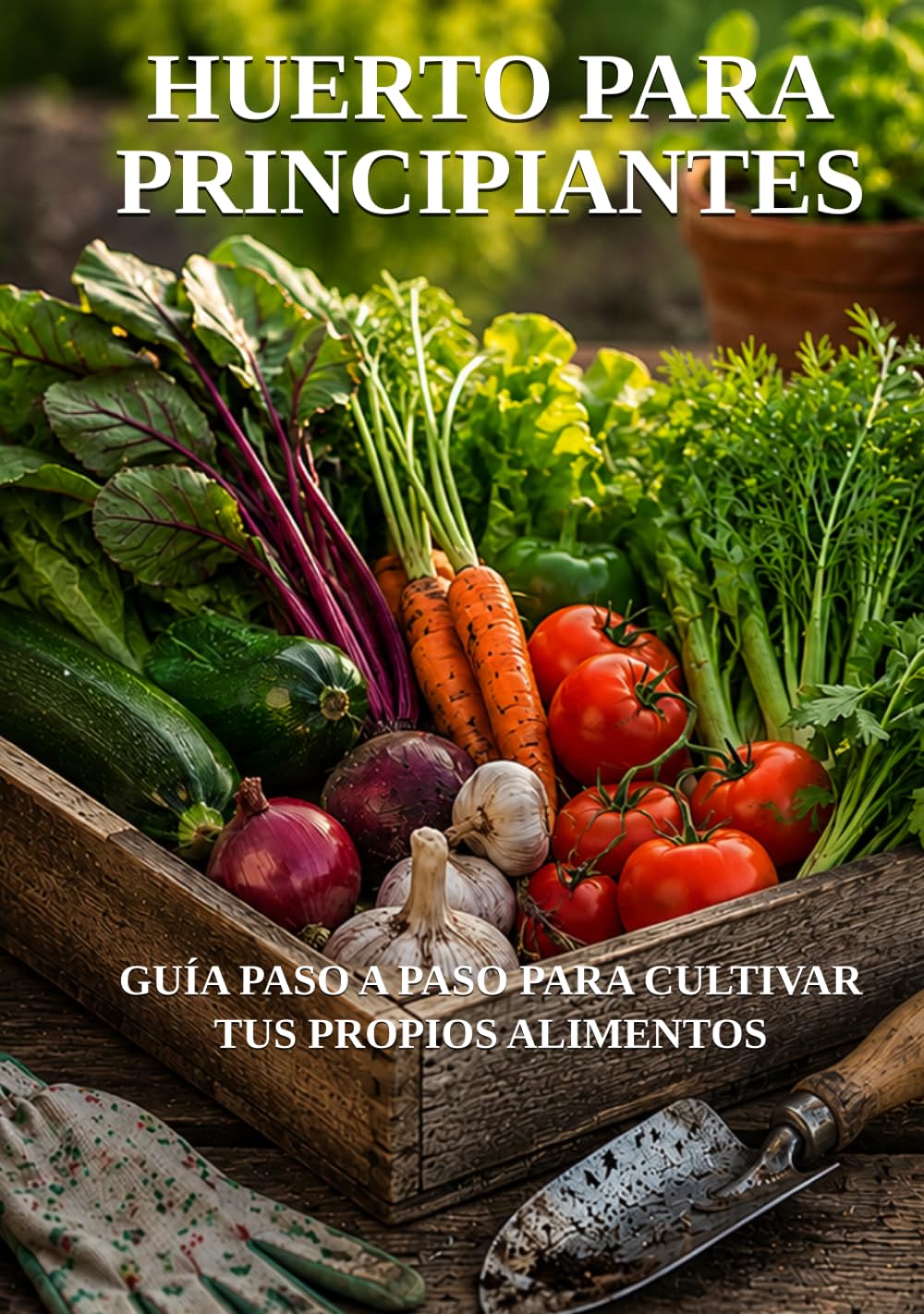 Huerto Para Principiantes: Guía Paso a Paso para Cultivar tus Propios Alimentos (Biblioteca de Jardinería Práctica)