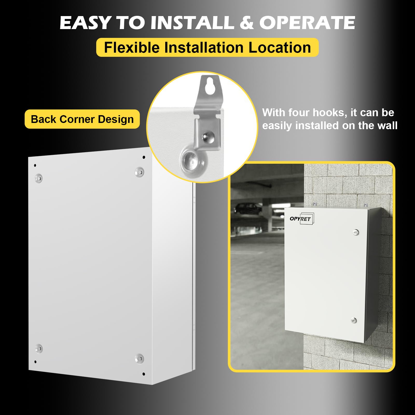 NEMA Steel Electrical Box - Waterproof & Weatherproof -6