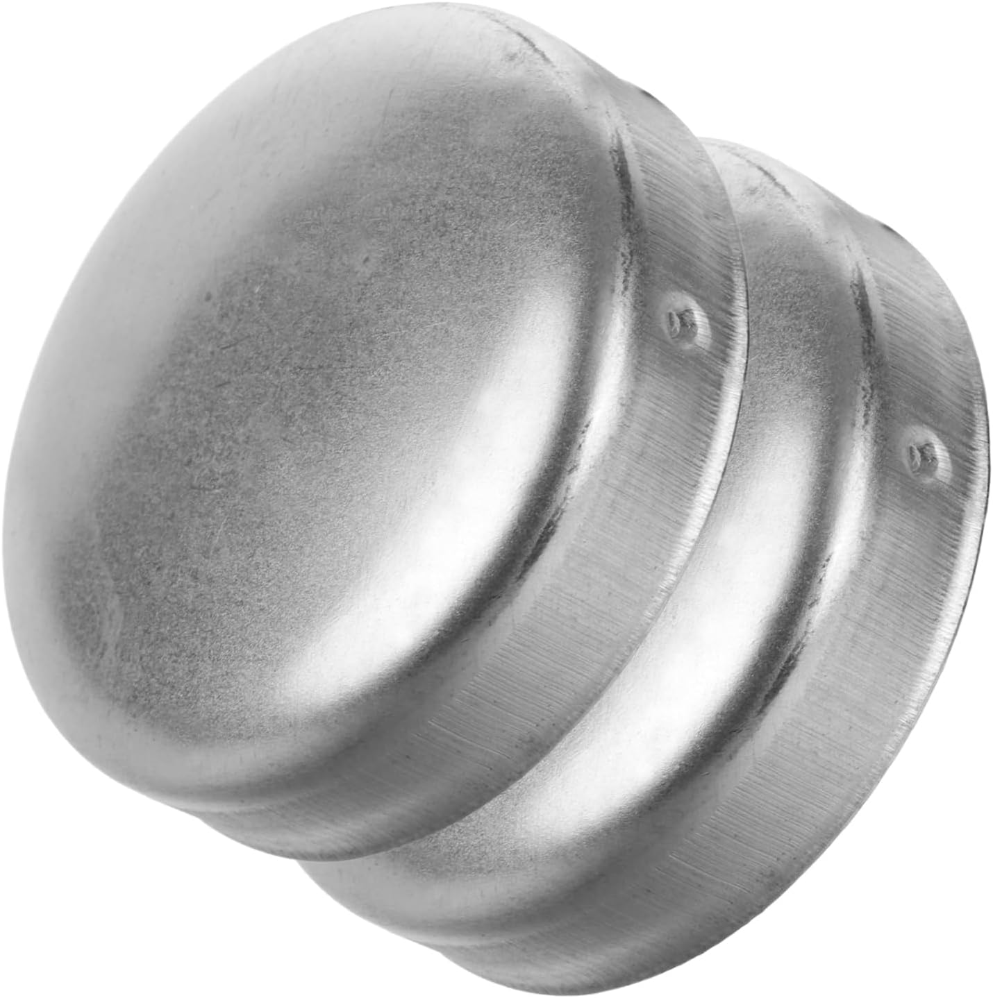 balacoo 10pcs Galvanized Post Cap Cover Metal Warning Post Caps Decorative Safety Bollard Covers Easy Install Outdoor Railing