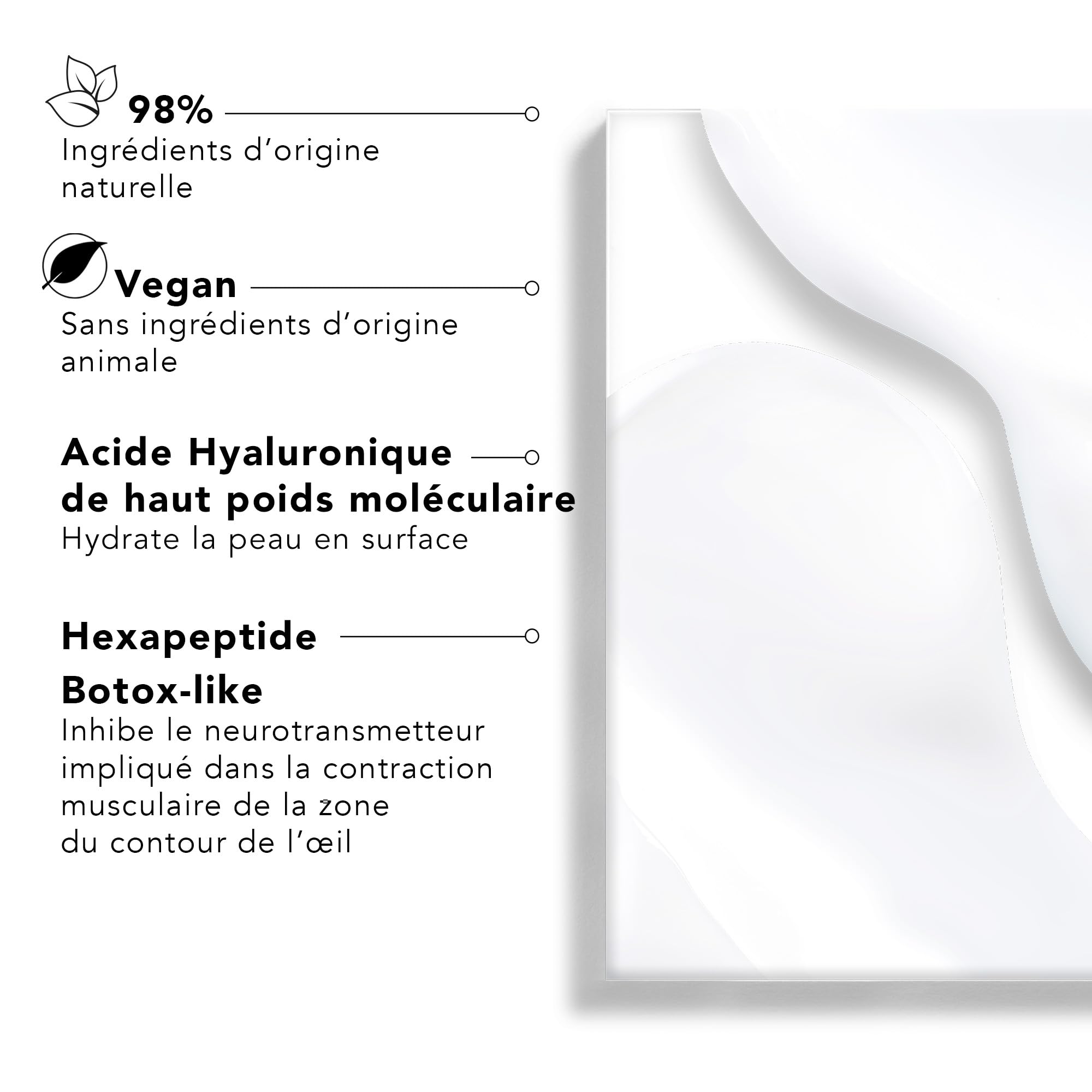 Lierac Diopti Contorno Occhi Crema Correzione Rughe Levigante e Rimpolpante con Esapeptide Botox-like, per Tutti i Tipi di Pelle, Formato da 15 ml