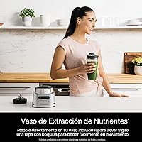 Vista 11 de Ninja SS151 TWISTi Blender DUO, batidora de alta velocidad de 1600 W, preparador de batidos y extractor de nutrientes* de 5 funciones para batidos